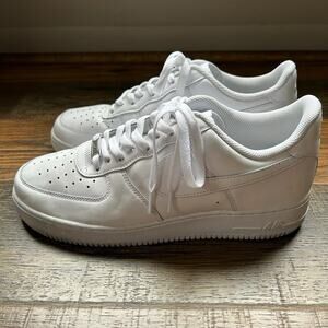Nike Air Force 1 '07 Low Triple White Mens Size 10.5